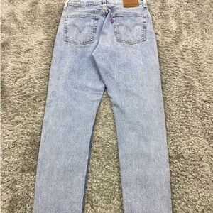 VTG Levis 501S Jeans Womans 26X28 Premium Big E Button Fly Slim Straight Denim